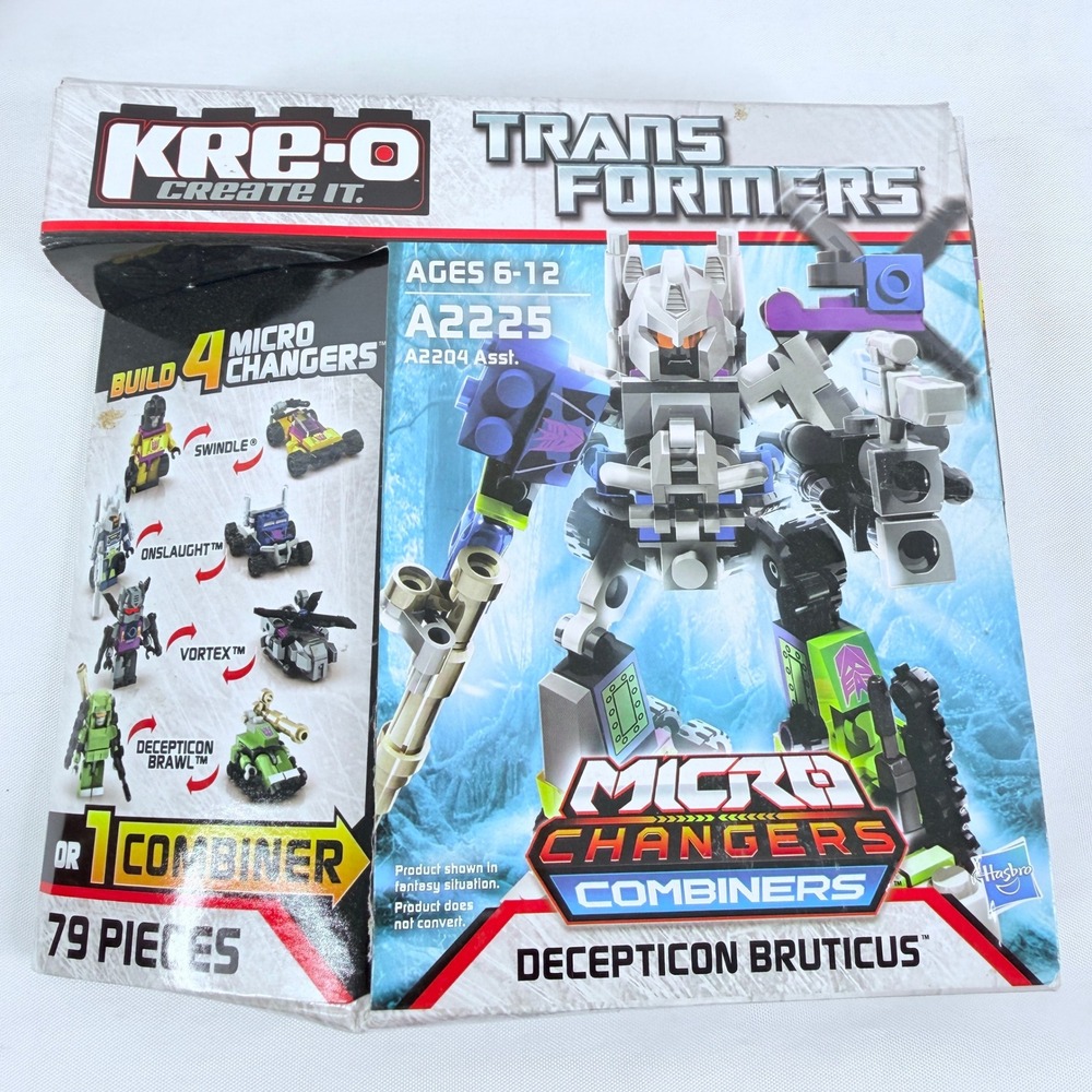 KRE-O Transformers Micro Changers Combiners Decepticon Bruticus A2225 79 Pcs